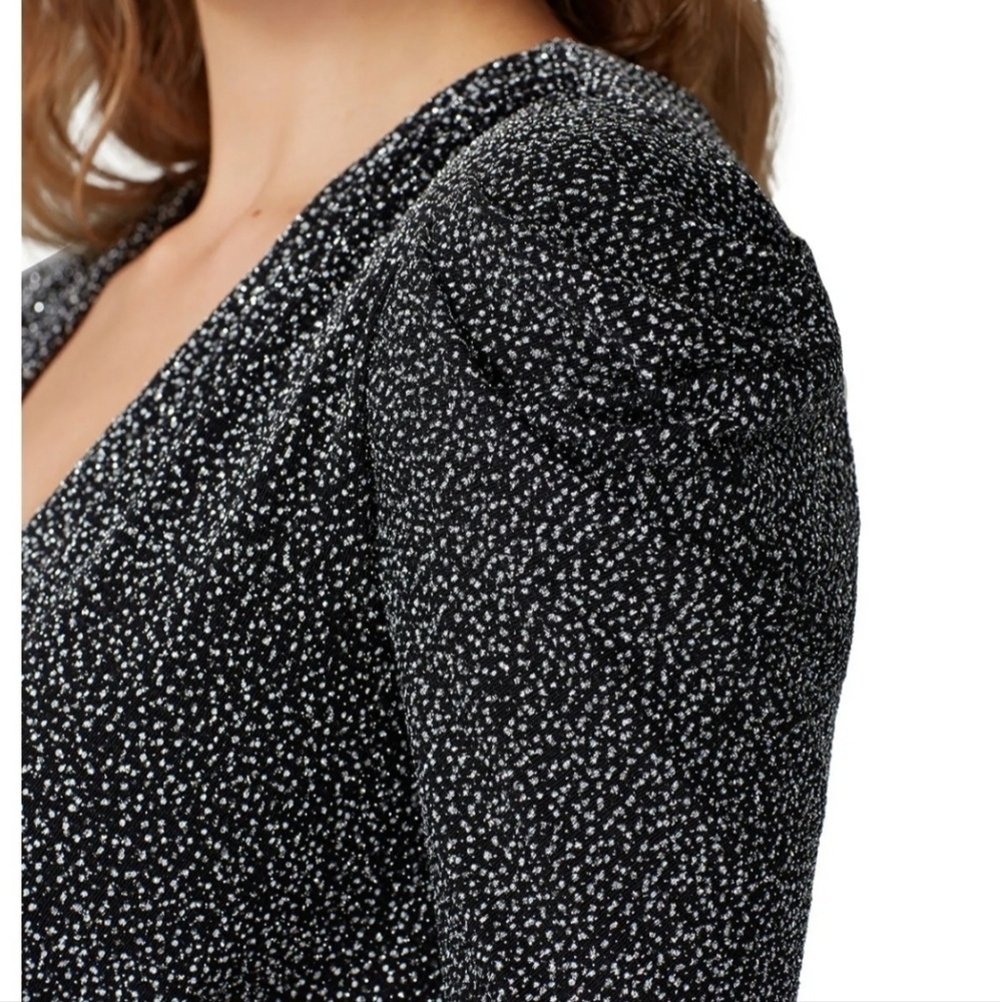 Jonathan Simkhai Black Glitter Jumpsuit grey 6 - Picture 6 of 13